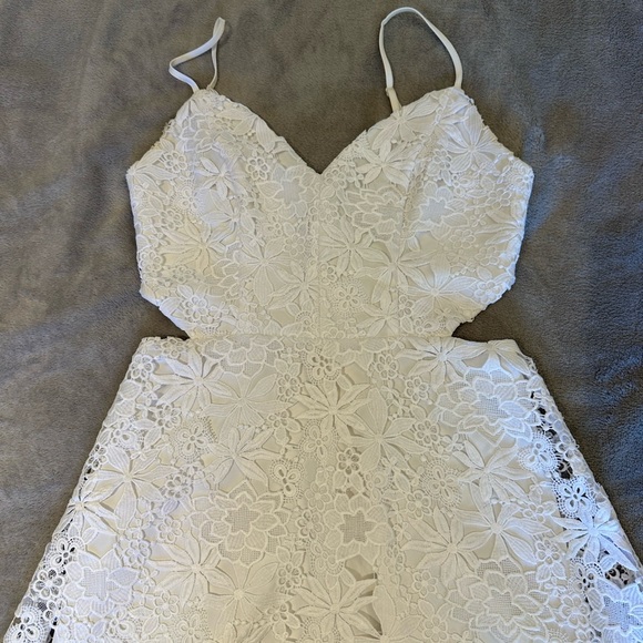 White Lace Dress by Guess - Picture 1 of 6